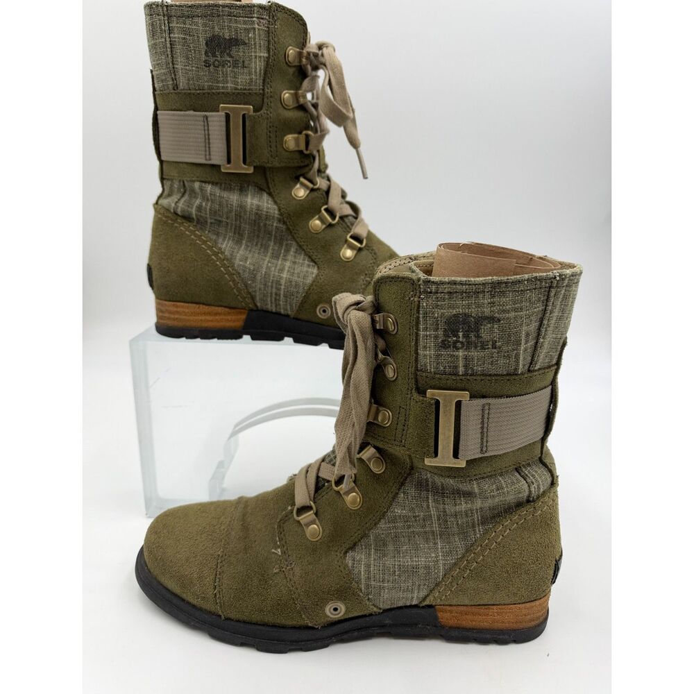 Sorel Women's Major Carly Boot Combat Military Utility Steampunk Minimalist 6.5